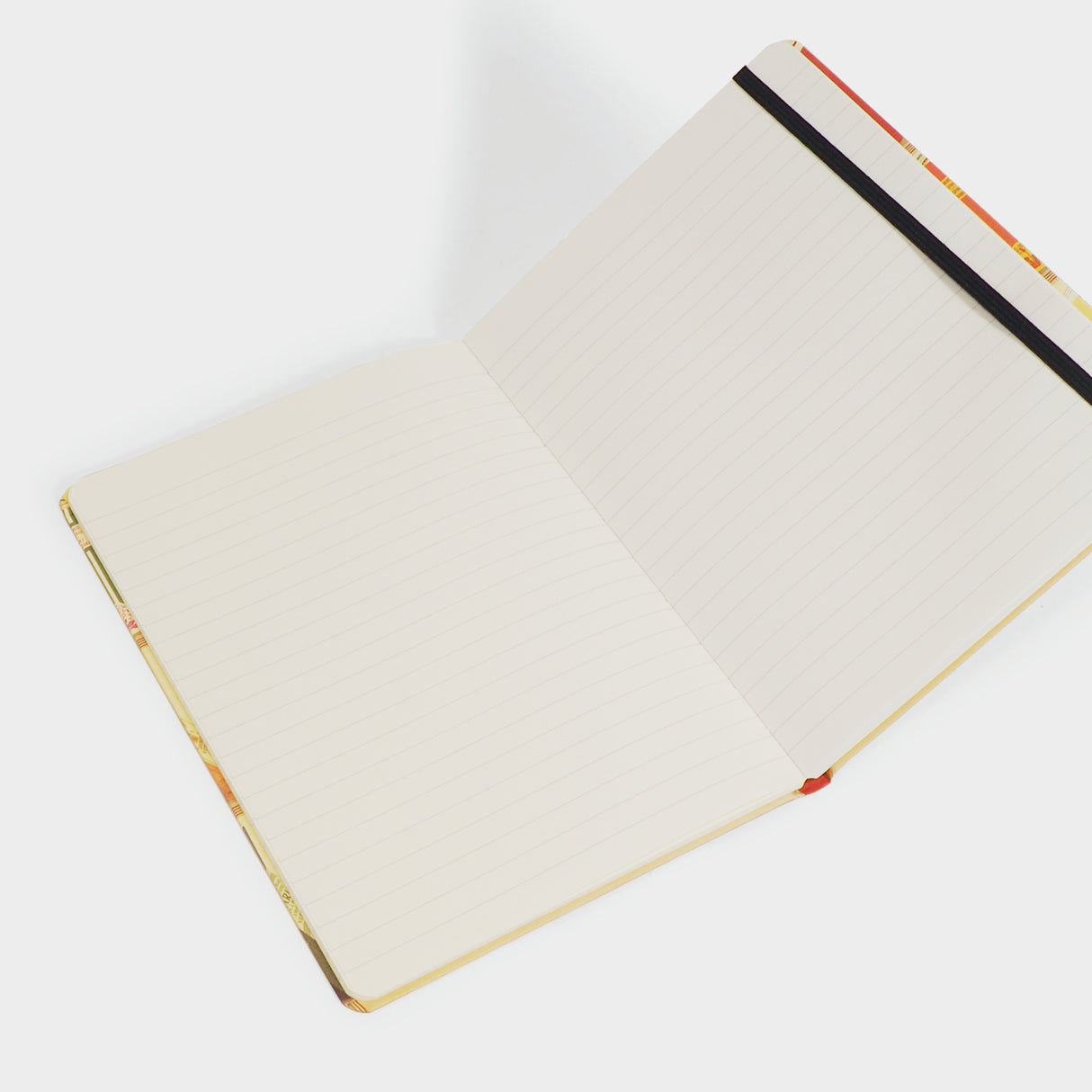 Vintage Library Books Large Notebook with Elastic Closure