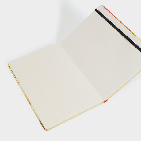 Vintage Library Books Large Notebook with Elastic Closure