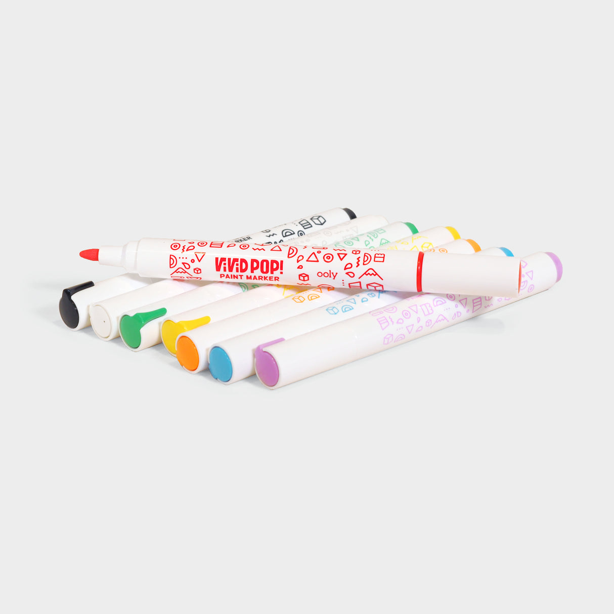 Vivid Pop! Water-Based Paint Markers: Classic Set of 8
