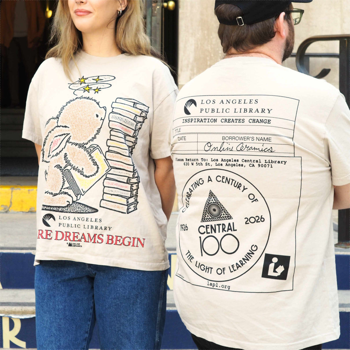 Where Dreams Begin Stone Tee