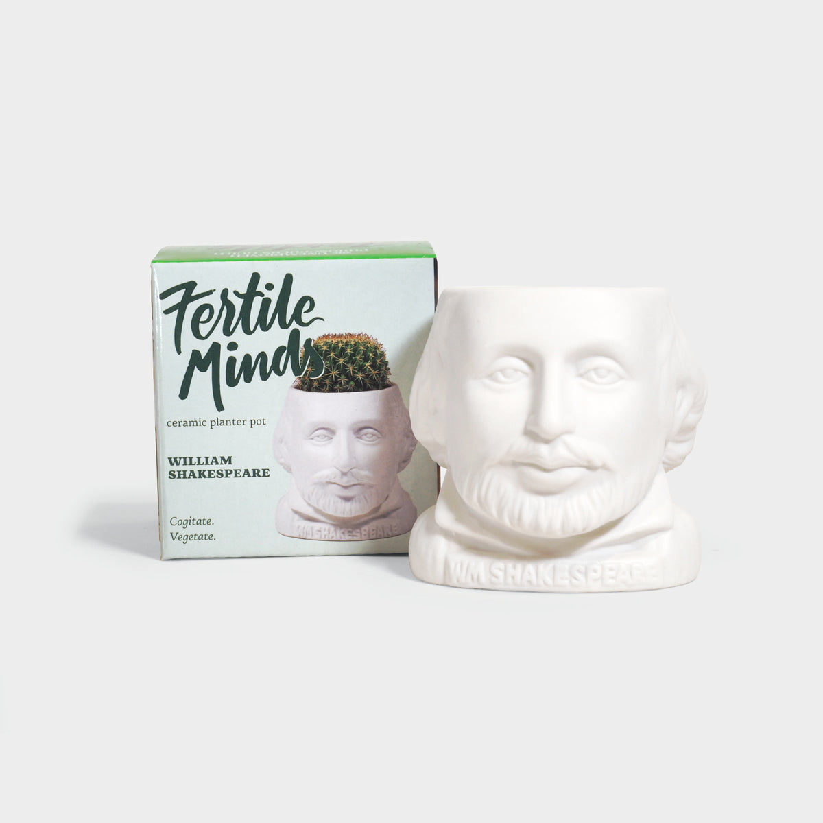fertile minds planter William Shakespeare Planter – The Library Store