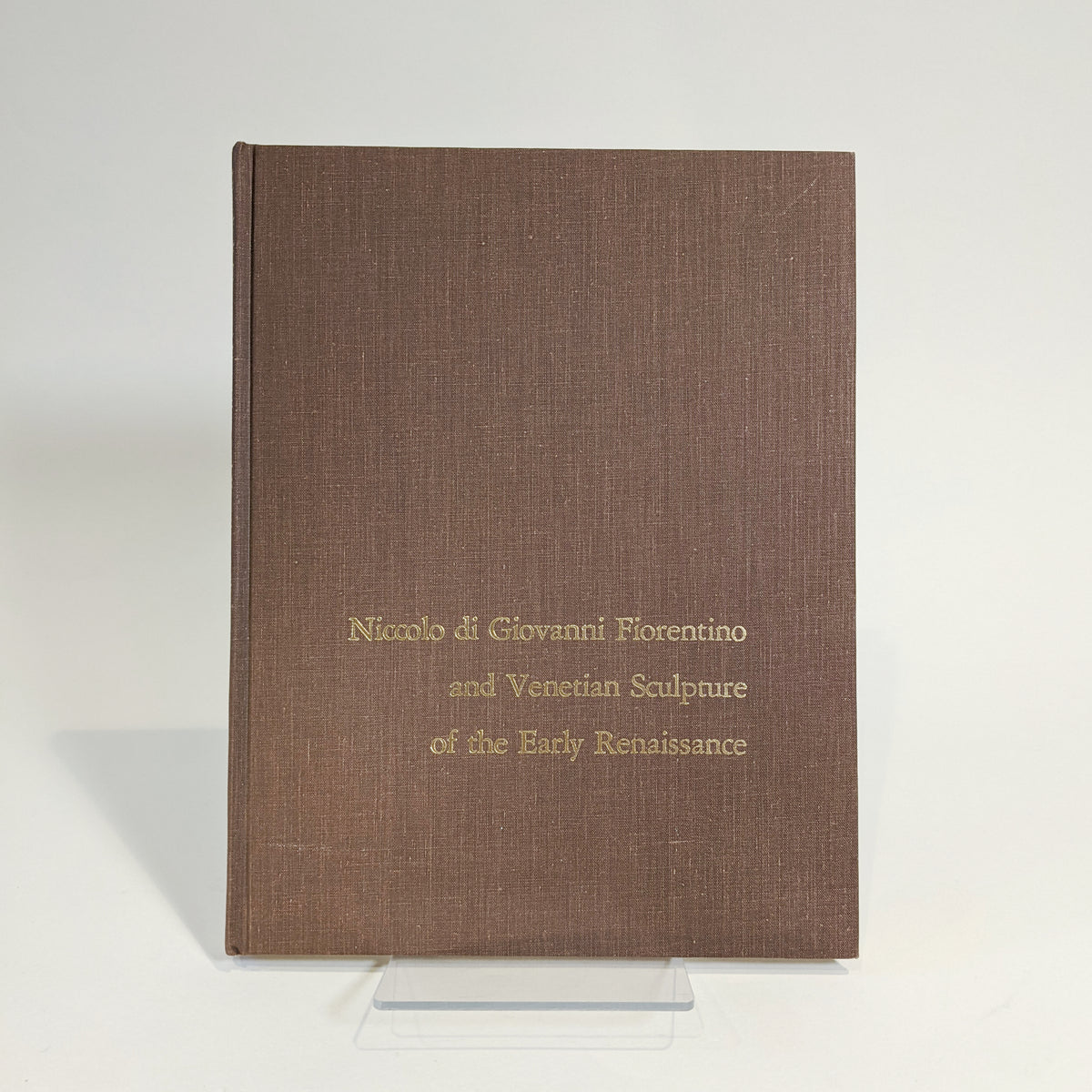 Niccolo Di Giovanni Fiorentino and Sculpture of the Early Ren