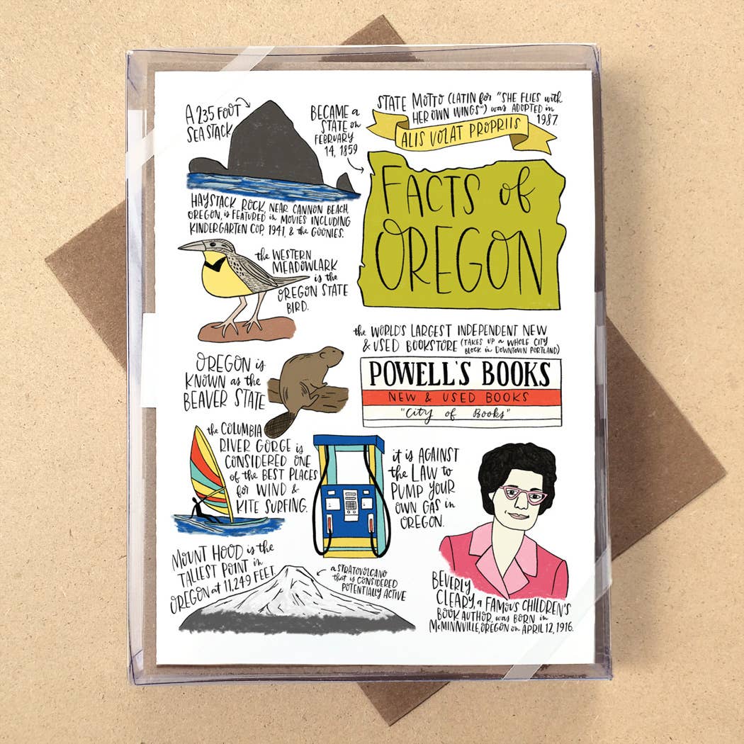 California State Facts Boxed Card Set