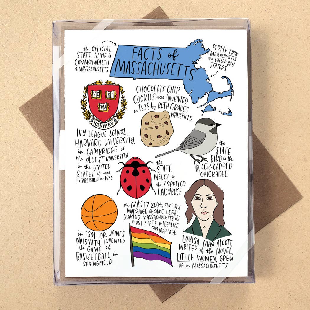 California State Facts Boxed Card Set