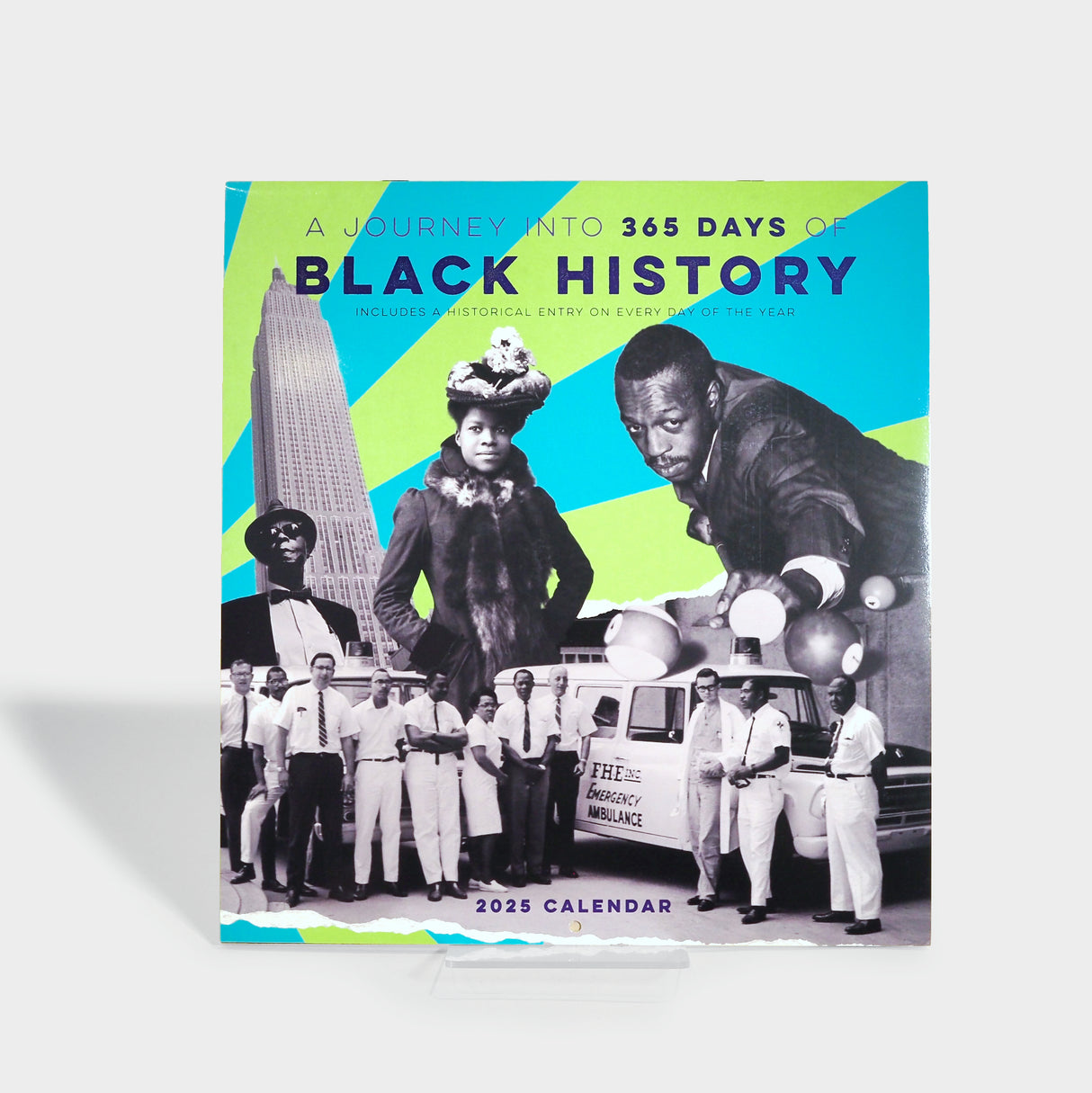 A Journey into 365 Days of Black History 2025 Wall Calendar