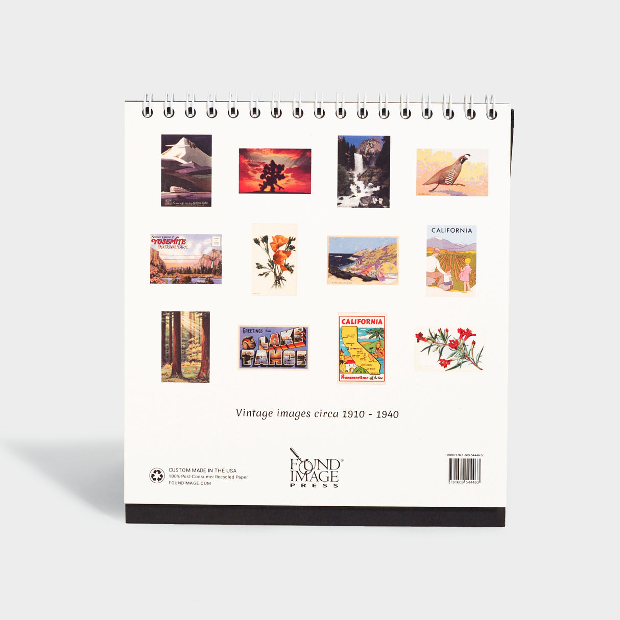 2025 California Desk Easel Calendar