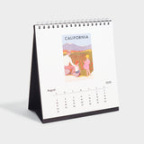 2025 California Desk Easel Calendar