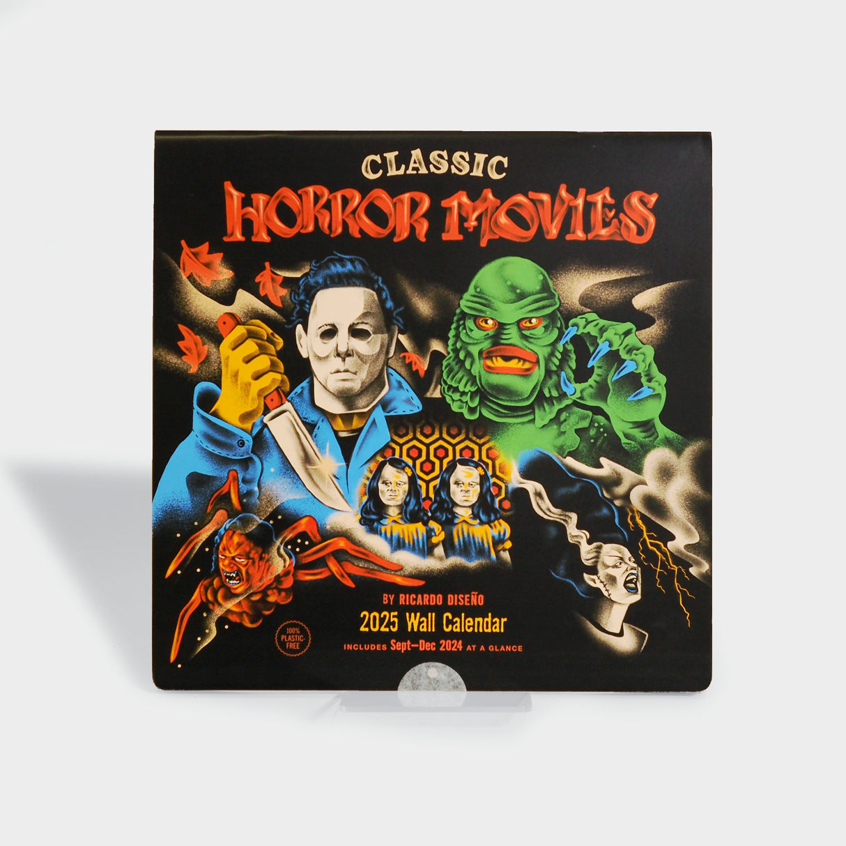 Classic Horror Movies 2025 Wall Calendar