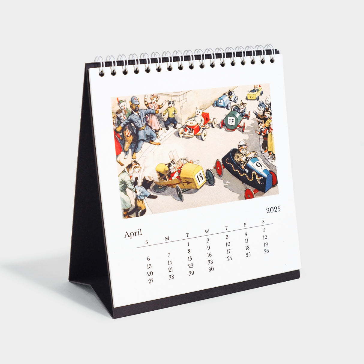 2025 Crazy Cats Desk Easel Calendar