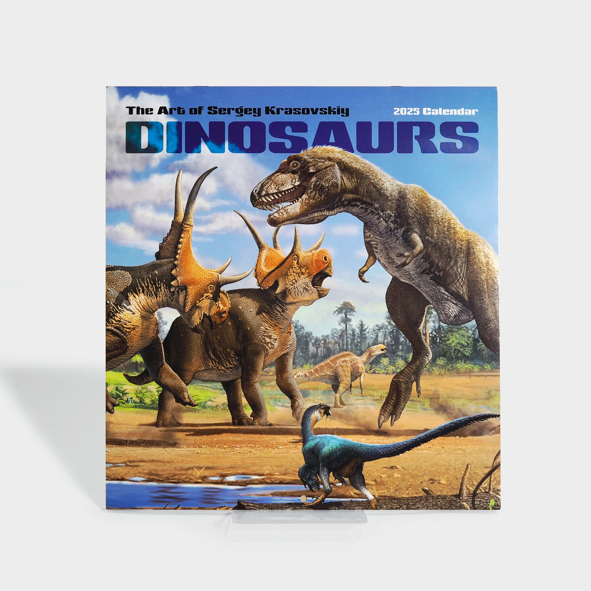 Dinosaurs: The Art of Sergey Krasovskiy 2025 Wall Calendar