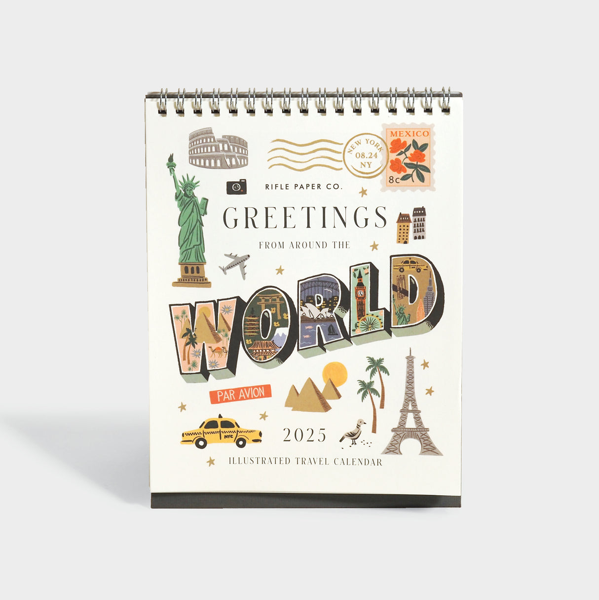 Greetings from Around the World Desk Calendar