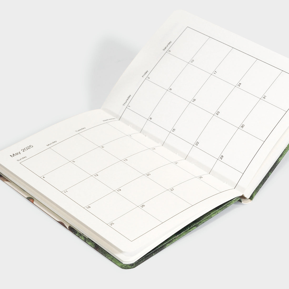 2025 Mushrooms Weekly Planner with Elastic Closure