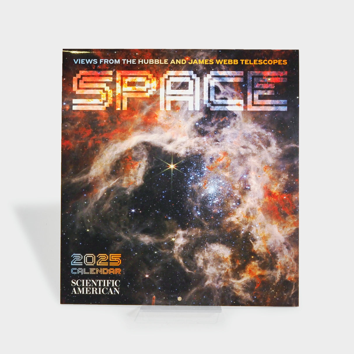 Space: Views from the Hubble and James Webb Telescopes 2025 Wall Calendar