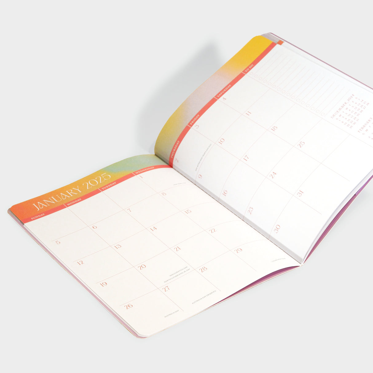 2025 Sunset Splash Just Right Planner