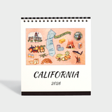 2026 California Easel Desk Calendar