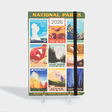 2026 National Parks Weekly Planner with Elastic Closure