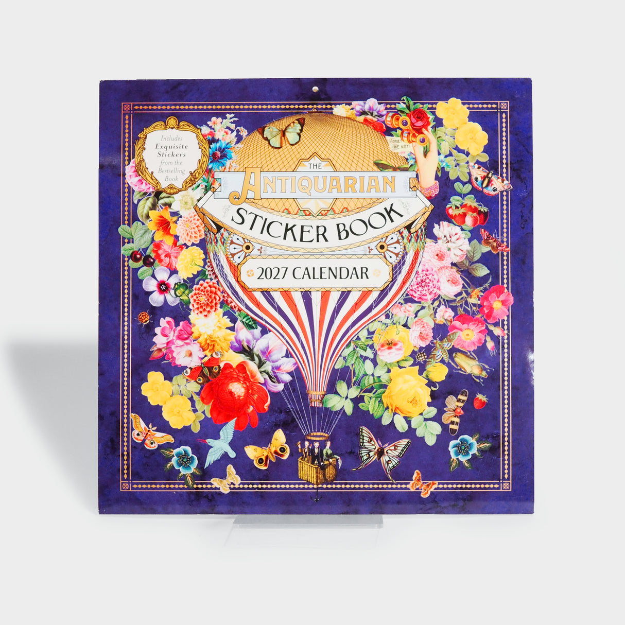 The Antiquarian Sticker Book 2027 Wall Calendar: with Stickers