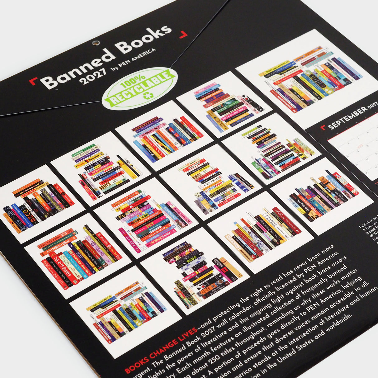 The Banned Books 2027 Wall Calendar