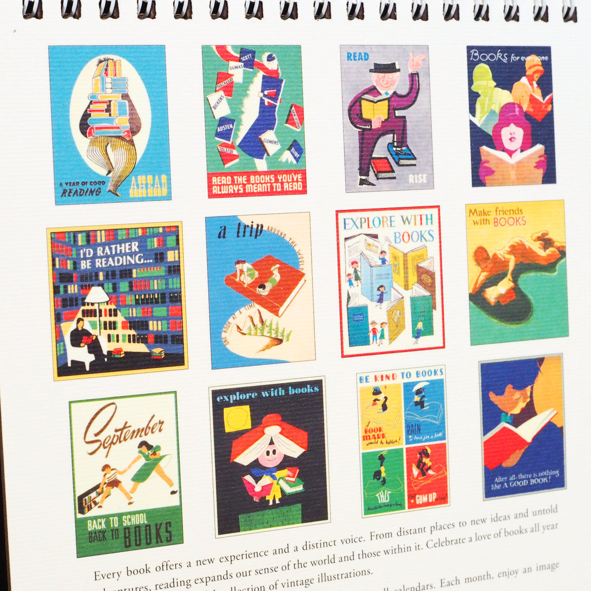 2027 Book Lovers Desk Calendar