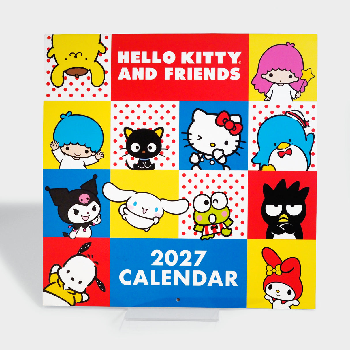 2027 Hello Kitty Retro Wall Calendar