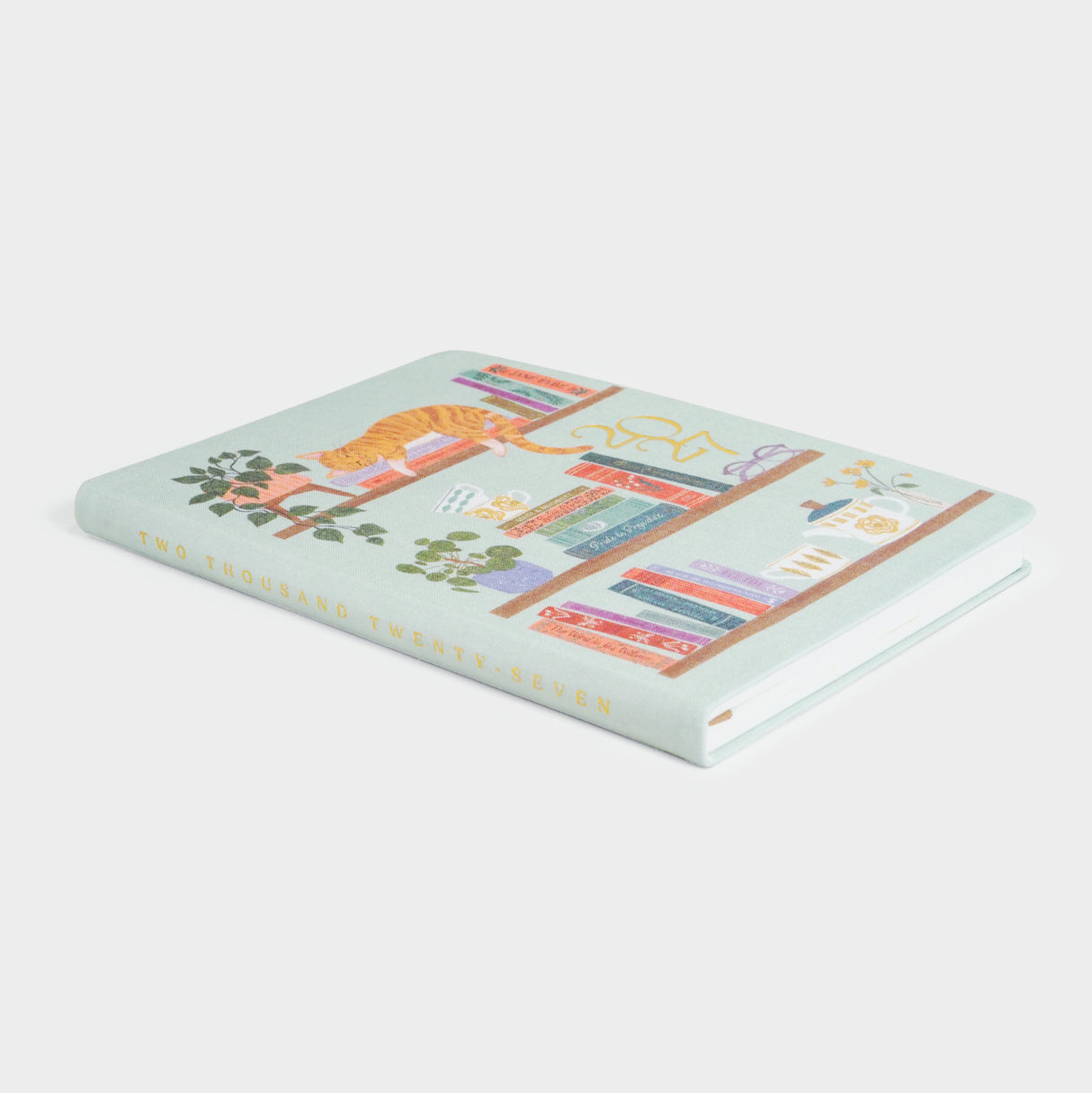 2027 Library Cat-alog Clara Clothbound Planner