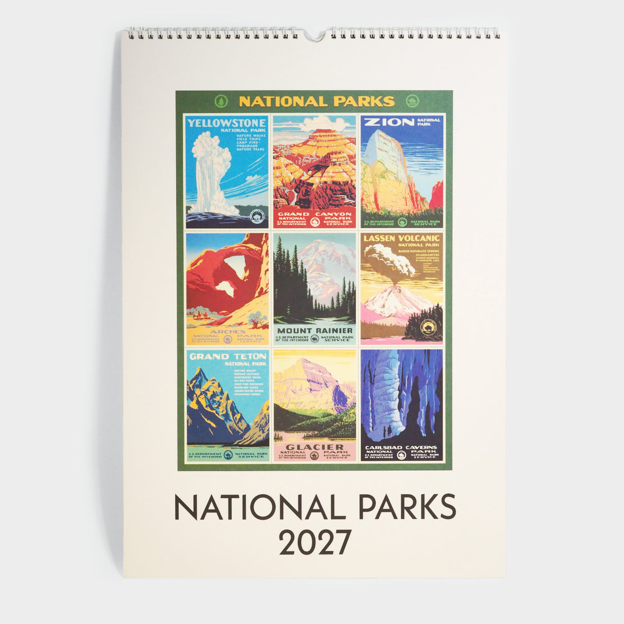 2027 National Parks Wall Calendar