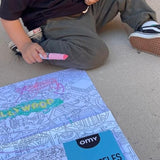 Los Angeles Giant Coloring Poster