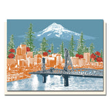 Los Angeles Urban Collage Card