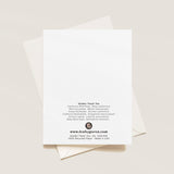 Thank You Card - Golden Thank You Florals