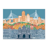 Los Angeles Urban Collage Card