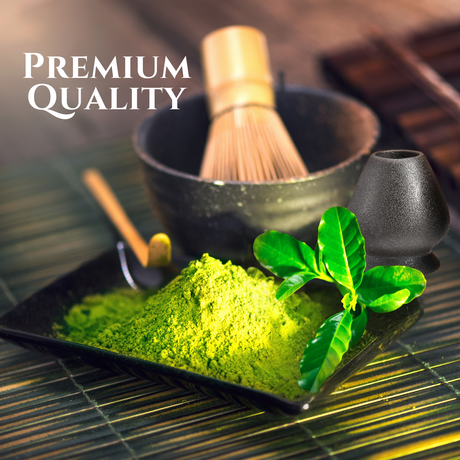 Japanese Matcha Set in Bronze & Brown Ombre