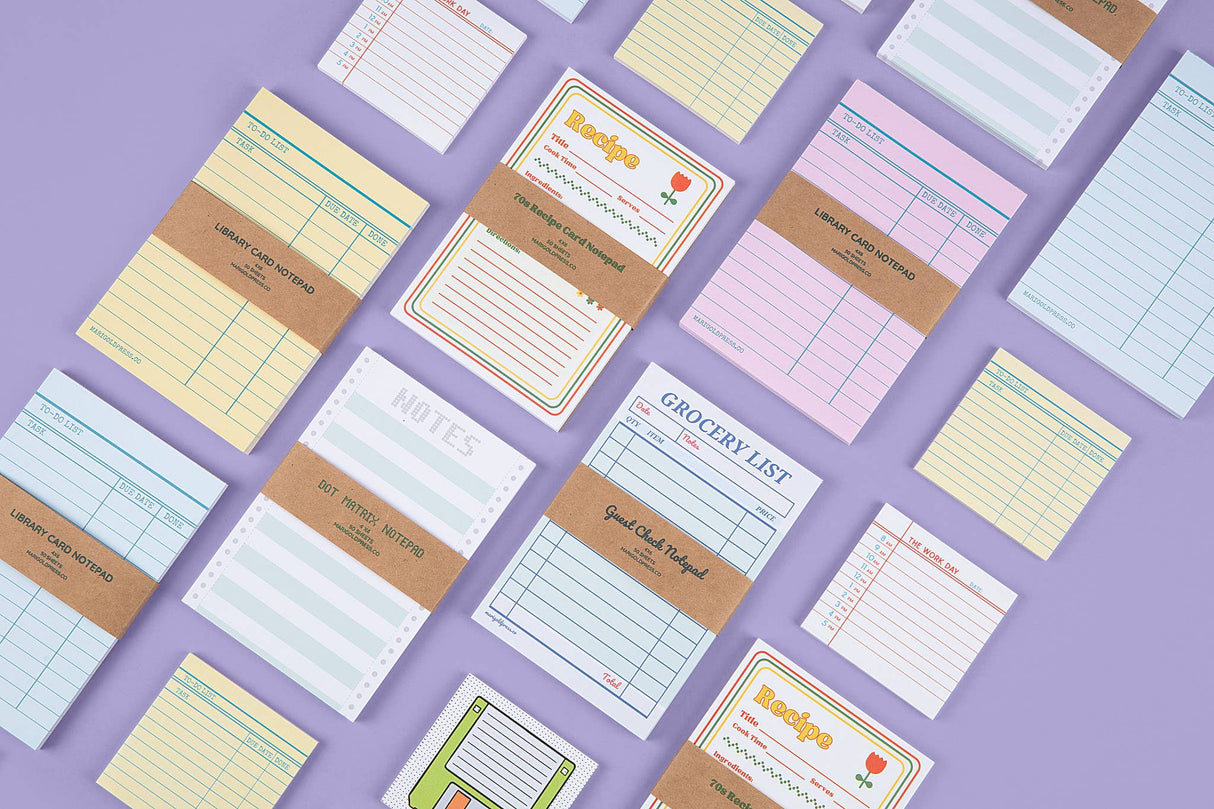 70s Recipe Notepad