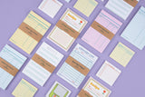Library Card Notepad - Yellow