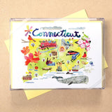 California Watercolor Map Boxed Card Set