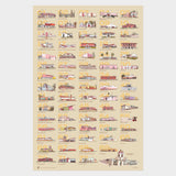 Central Library & Branches Architectural Print