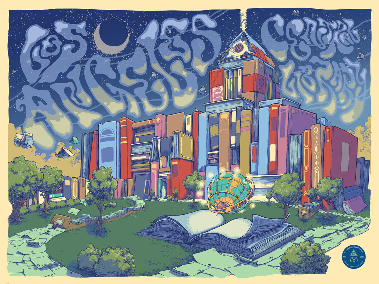 Palace of Pages - Screen Print