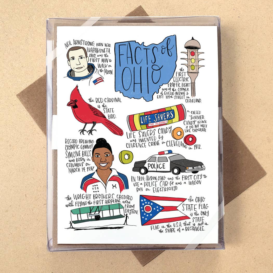 California State Facts Boxed Card Set