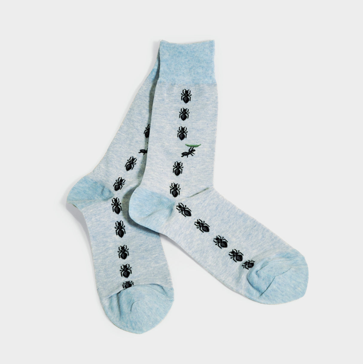 Ants Blue Socks Large