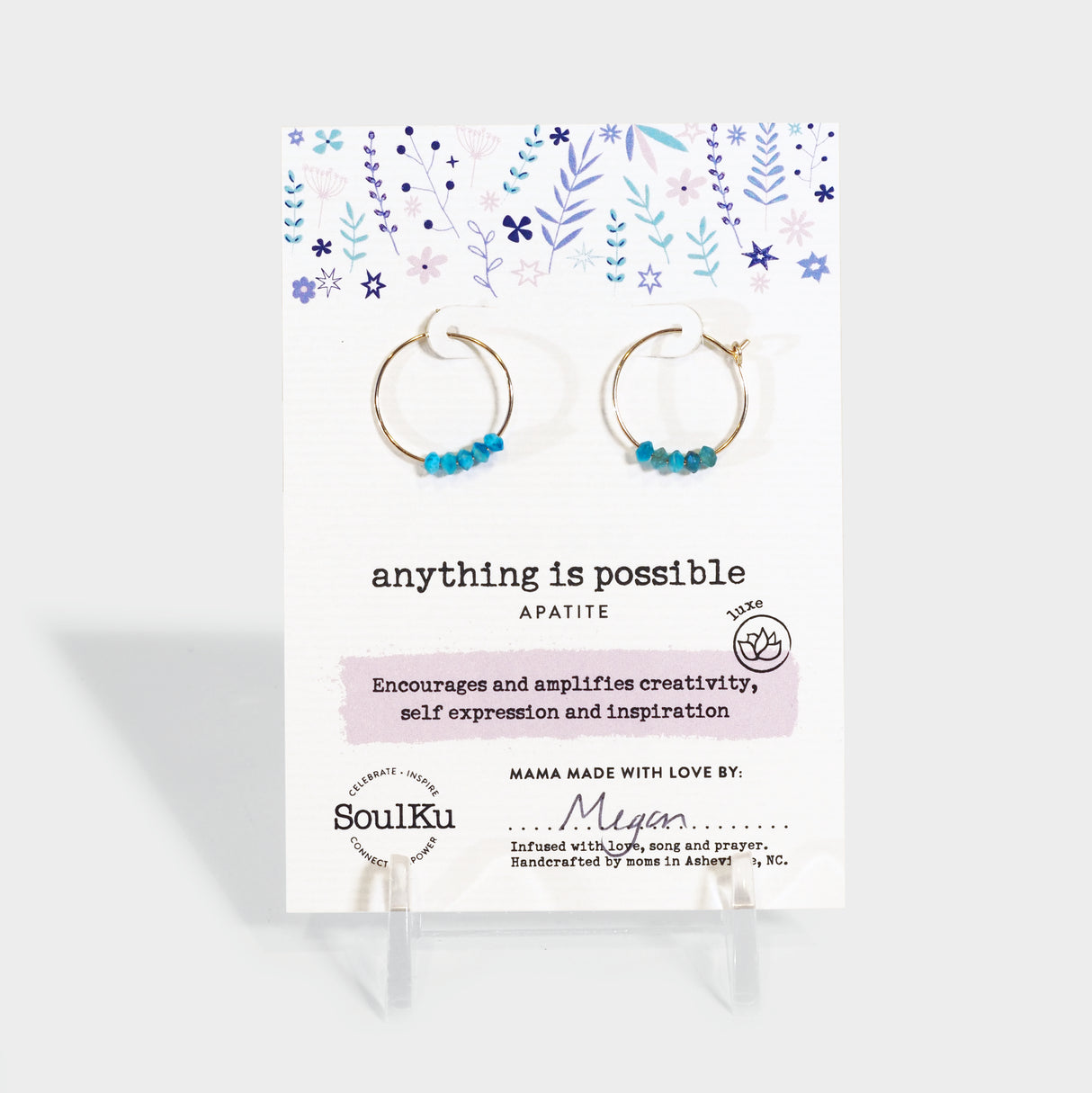 Anything Is Possible Apatite Earring