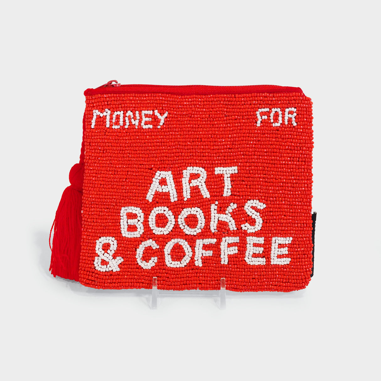 Art, Books and Coffee Clutch
