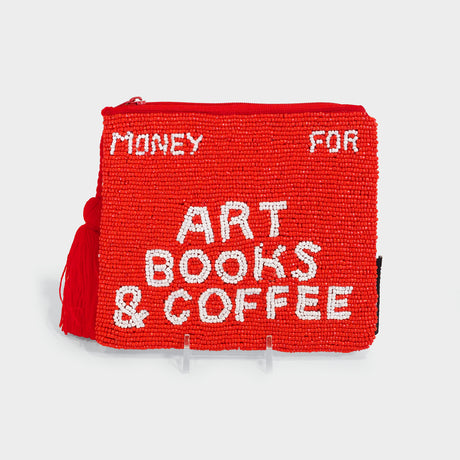 Art, Books and Coffee Clutch