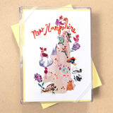 California Watercolor Map Boxed Card Set
