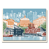Los Angeles Urban Collage Card