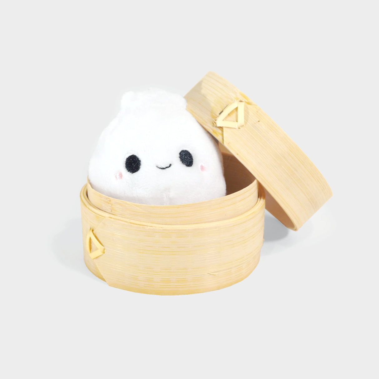 Bao Plush Keychain In Steamer