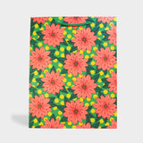 Big Poinsettia Large Gift Bag