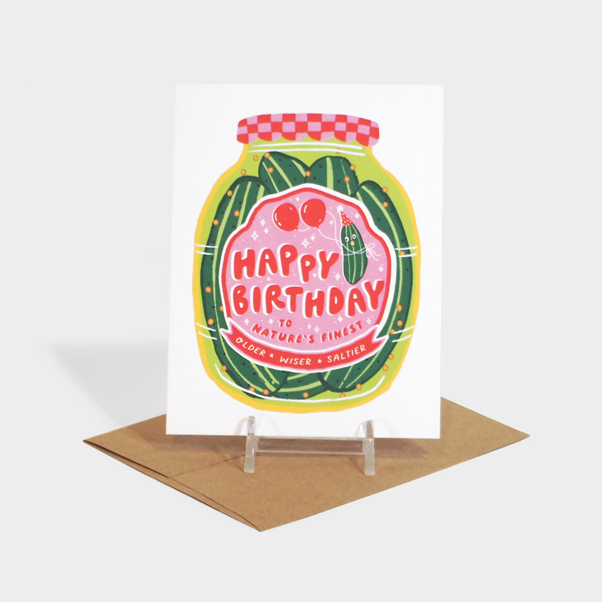 Birthday Pickles Greeting Card