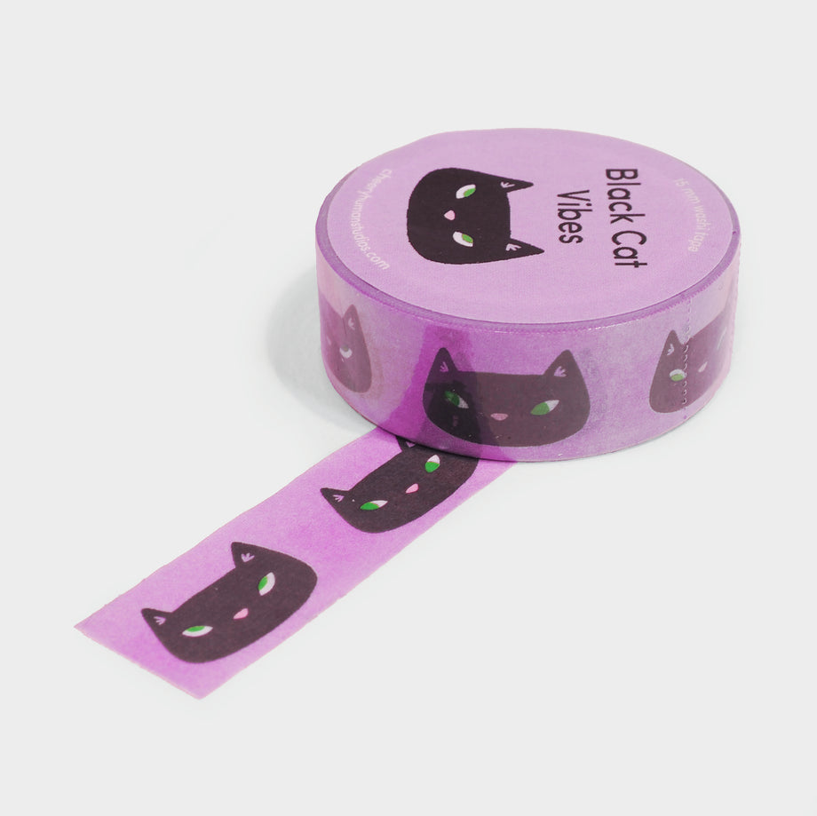 Black Cat Vibes Washi Tape – The Library Store