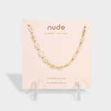 Blush Glass Seed Bead Necklace