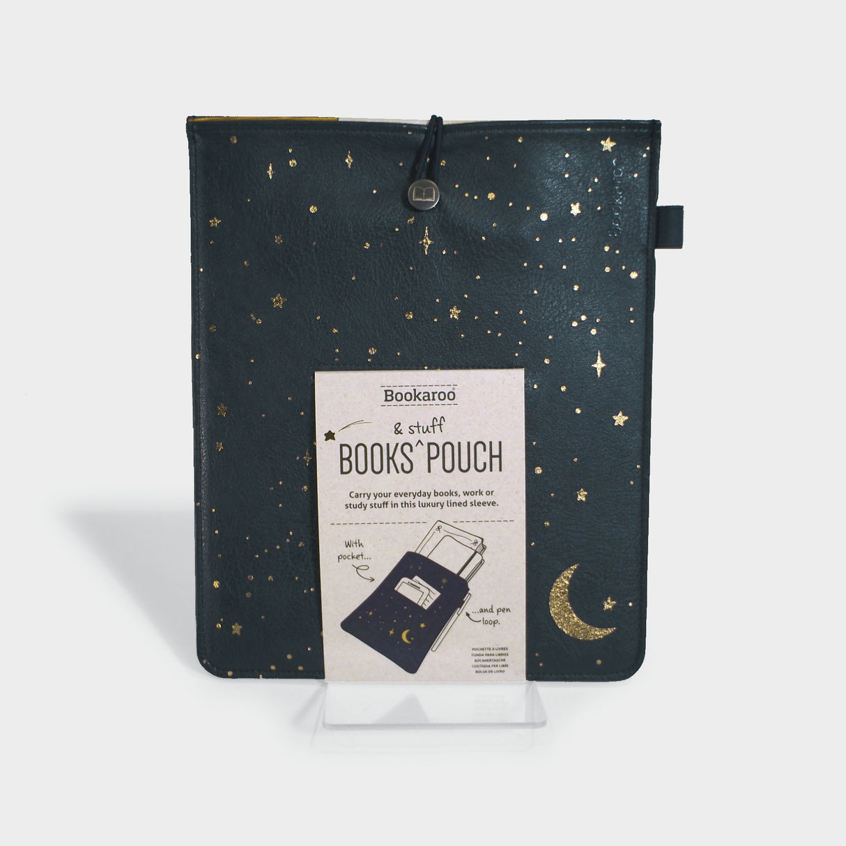 Bookaroo Books & Stuff Pouch - Moon & Stars