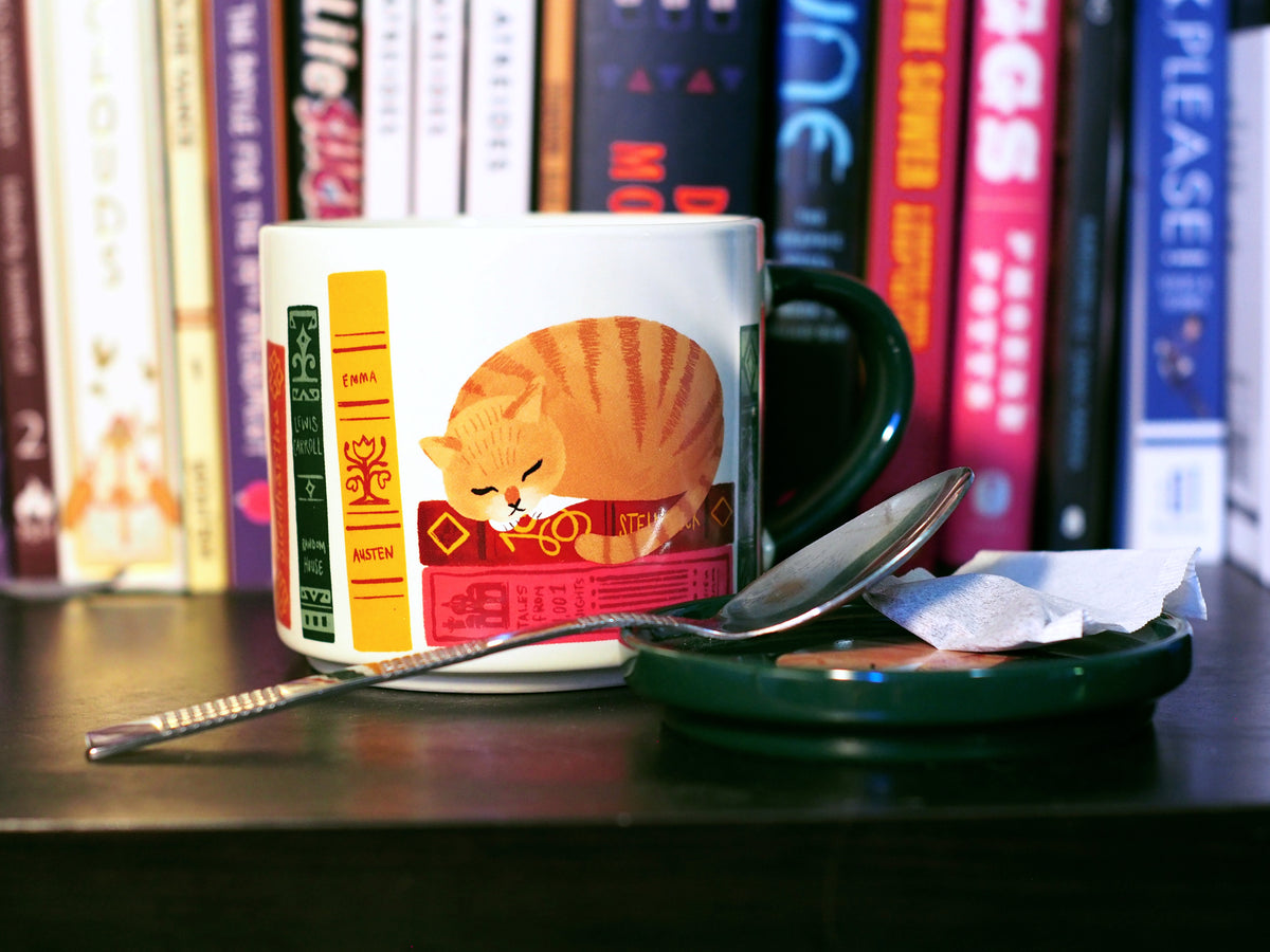 Book Club 14 Ounce Mug with Lid